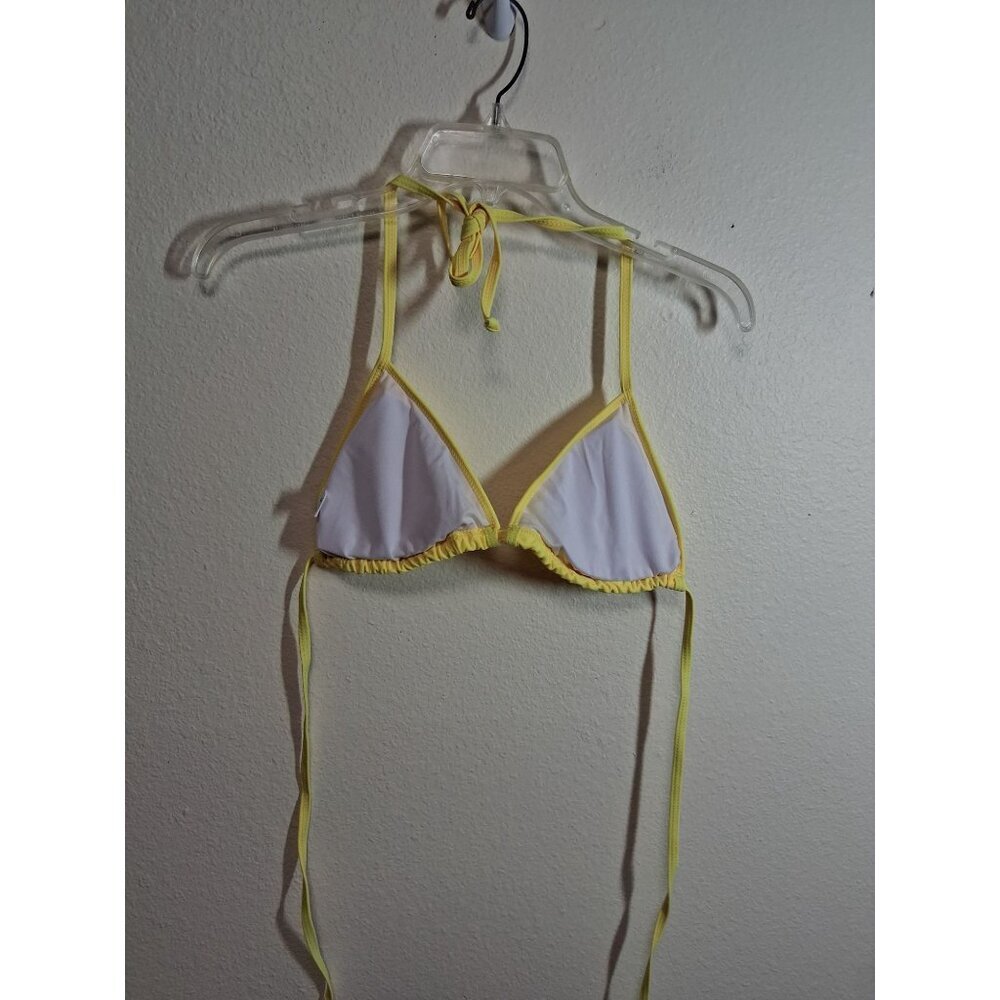 NWOT Yellow Bikini 2 Piece Swimsuit Beach Summer Pool Vacation Womens Size Small - Picture 4 of 8